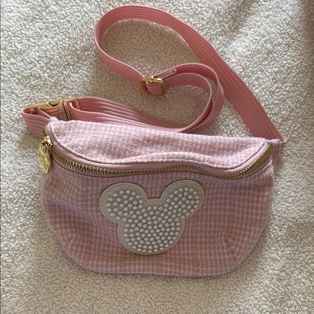 Stoney Clover Lane Pink Mickey Mouse Belt Bag